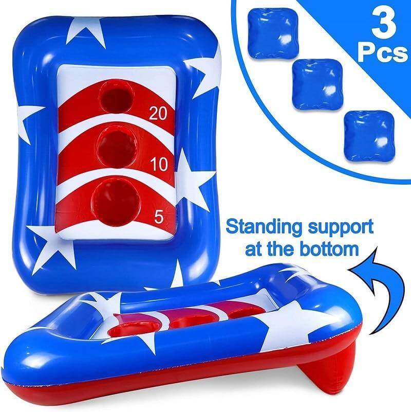 Summer Inflatable Ring Toss Pool Game - MaviGadget
