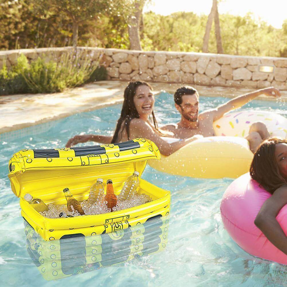 Inflatable Treasure Chest Beverage Cooler - MaviGadget