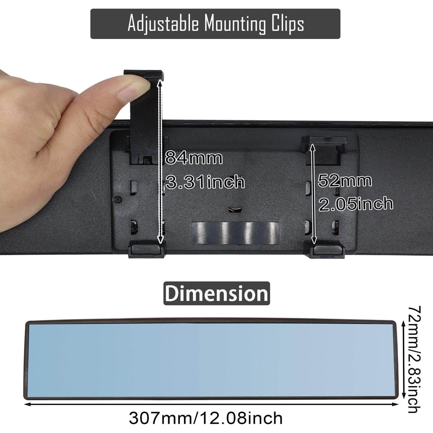Universal Panoramic Rearview Mirror - MaviGadget