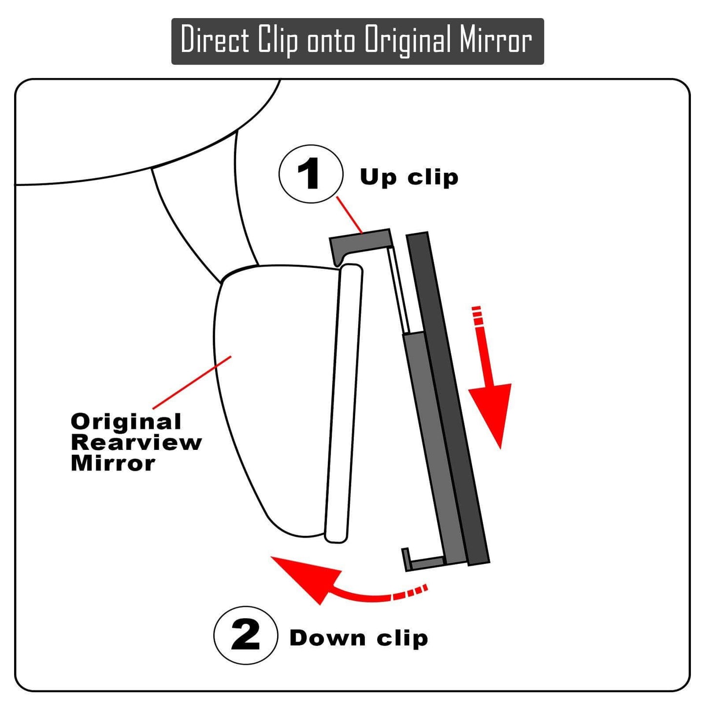 Universal Panoramic Rearview Mirror - MaviGadget