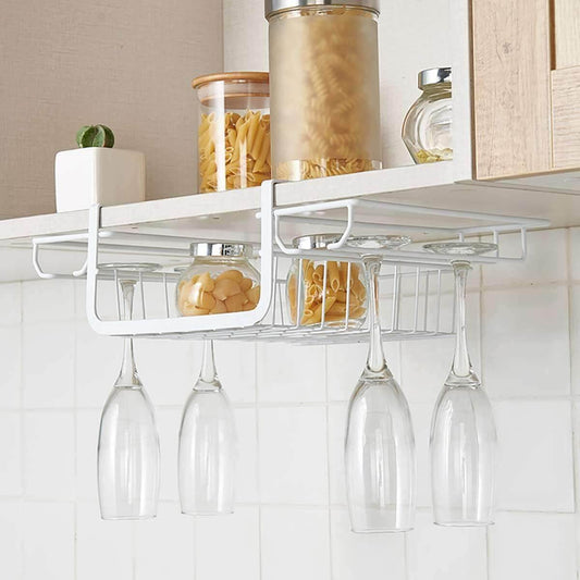 Under Cabinet Glass Holder Rack - MaviGadget