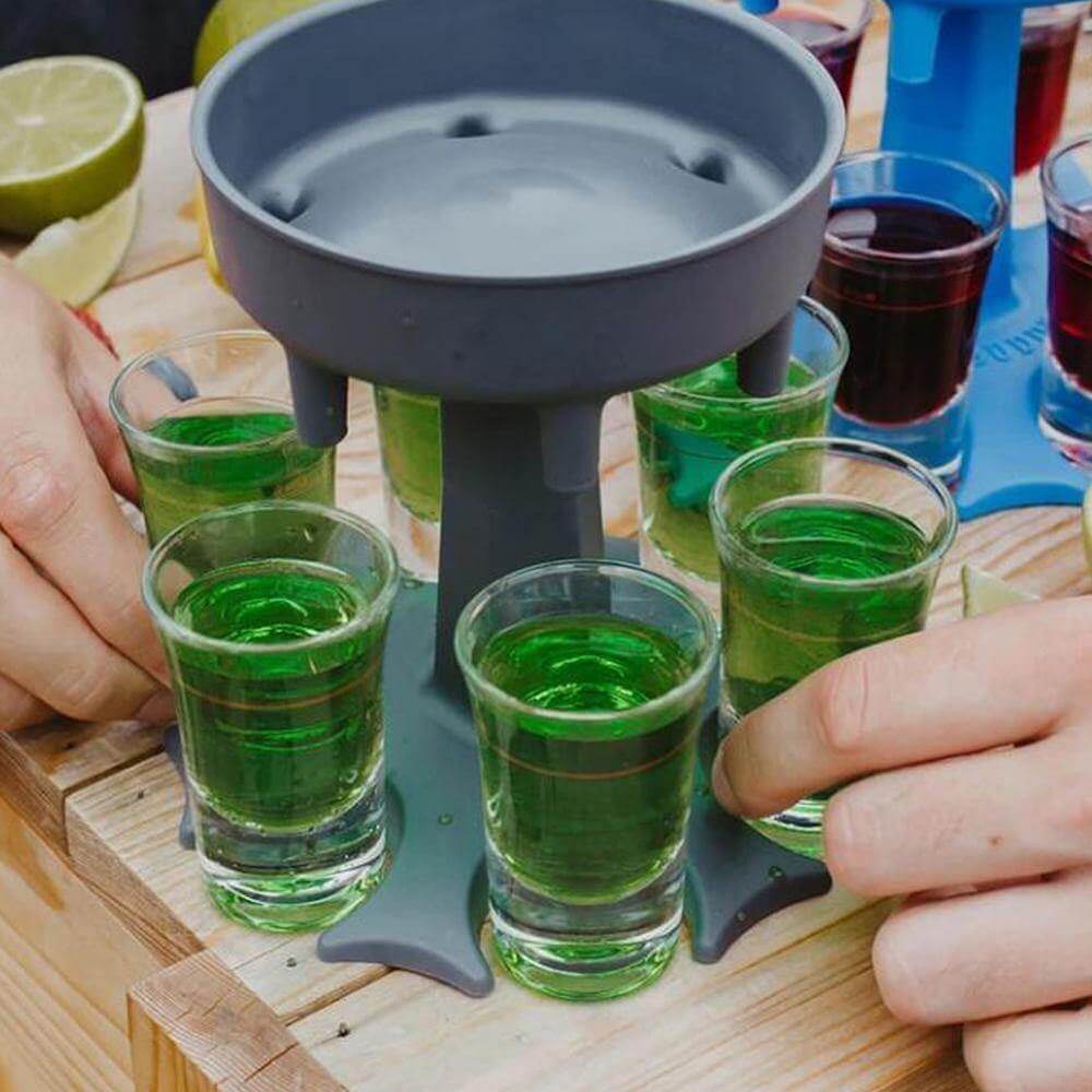 6-Shot Portable Party Time Fun Drink Dispenser - MaviGadget