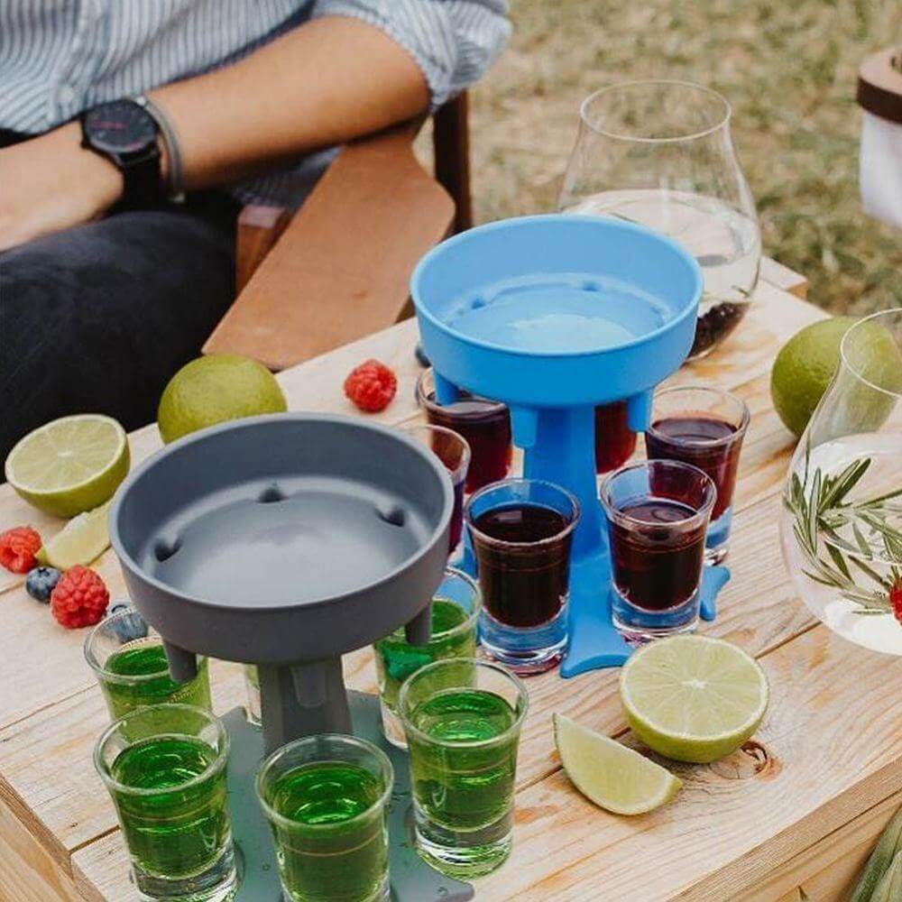 6-Shot Portable Party Time Fun Drink Dispenser - MaviGadget
