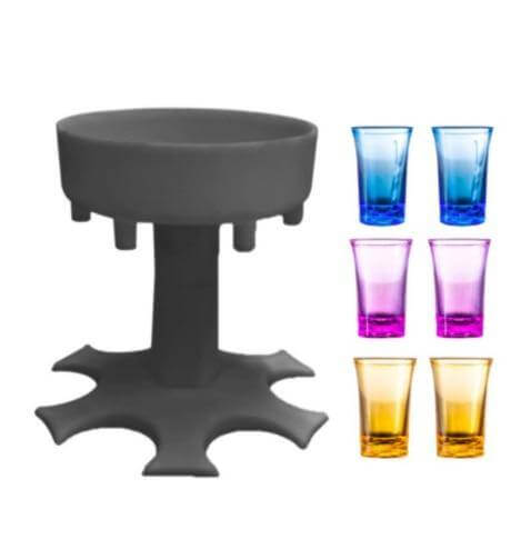 6-Shot Portable Party Time Fun Drink Dispenser - MaviGadget
