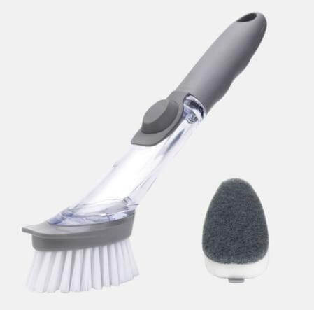 2in1 Liquid Dispenser Dish Washing Brush - MaviGadget