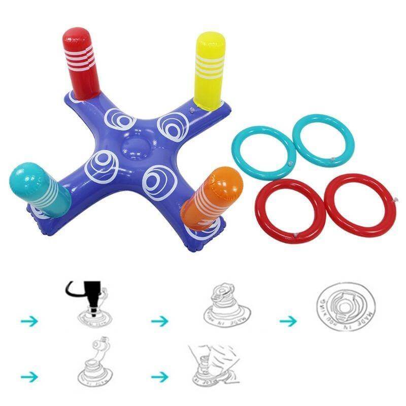 Inflatable Ring Throwing Ferrule Pool Toy - MaviGadget