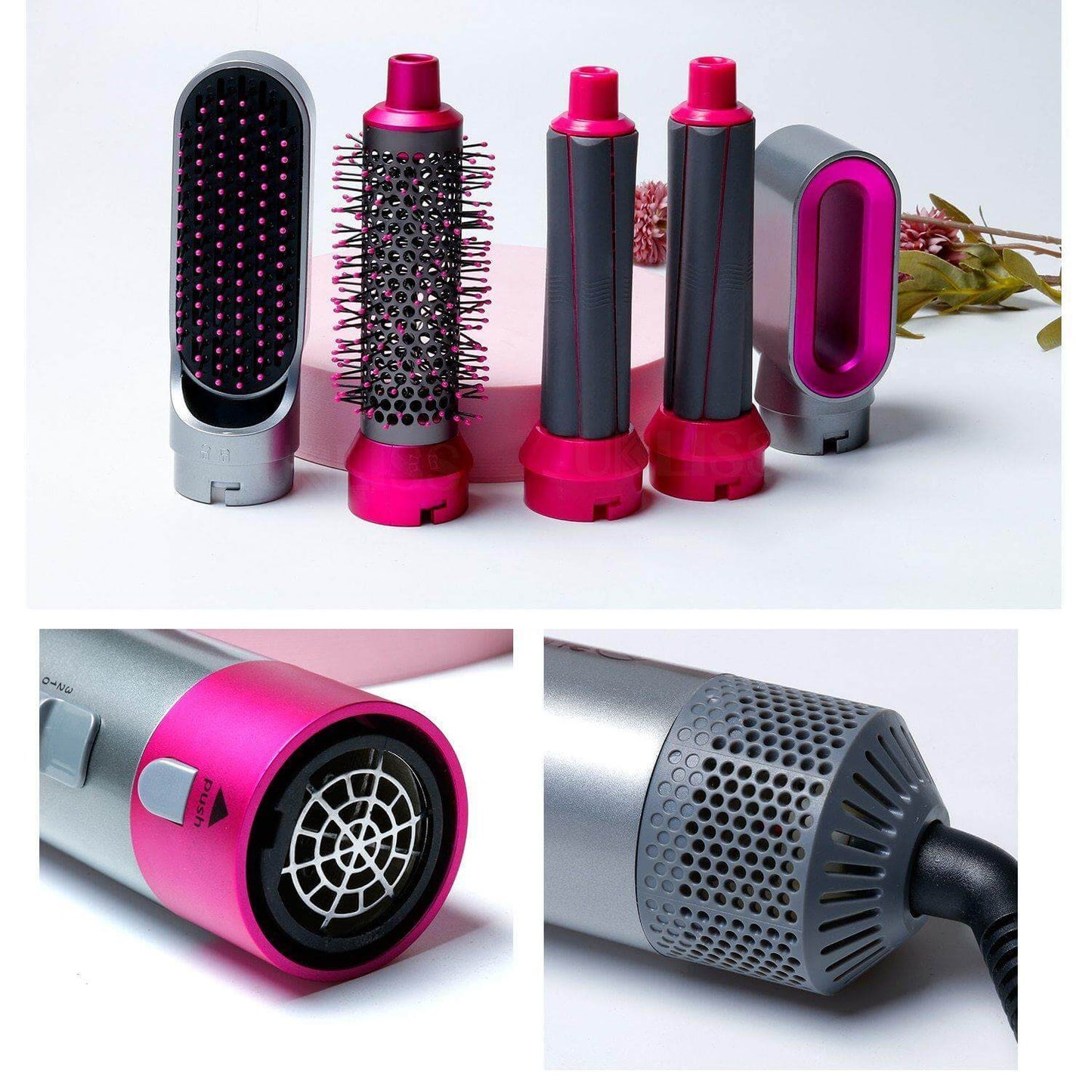 5in1 Negative Ion Hair Straightener Curler - MaviGadget