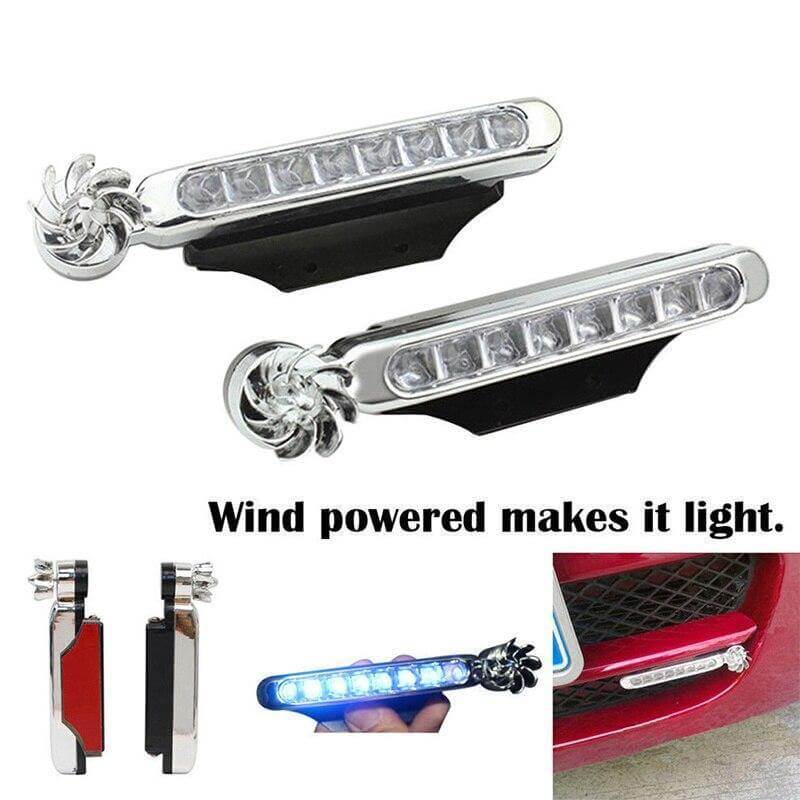 Wind-Powered LED Car Headlight - MaviGadget