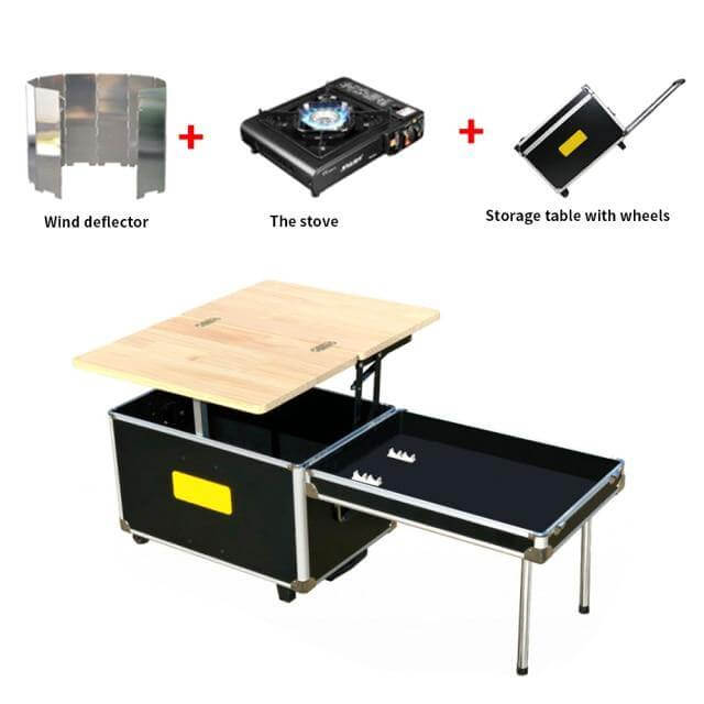 Portable Foldable Outdoor Camping Cooking Kitchen Table - MaviGadget
