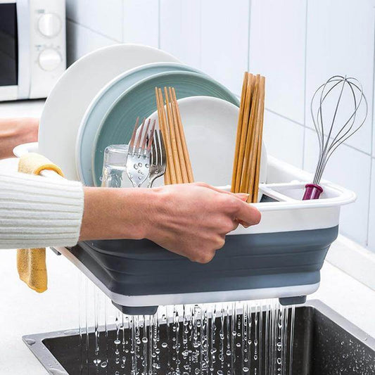 Foldable Easy Dish Drying Rack - MaviGadget