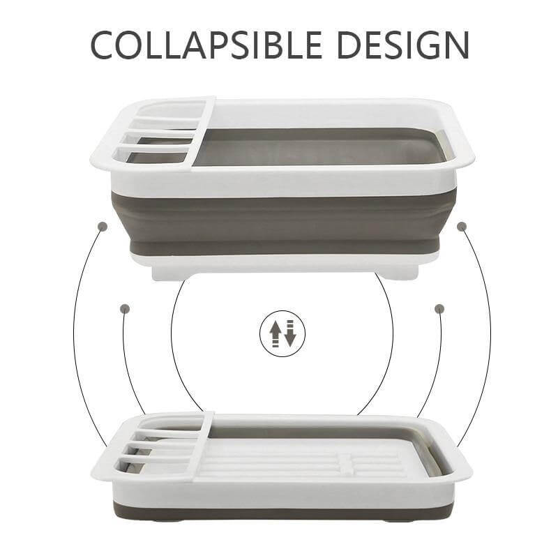 Foldable Easy Dish Drying Rack - MaviGadget