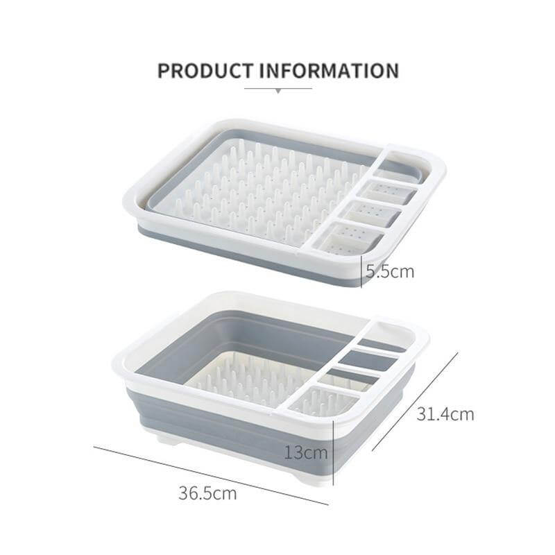Foldable Easy Dish Drying Rack - MaviGadget