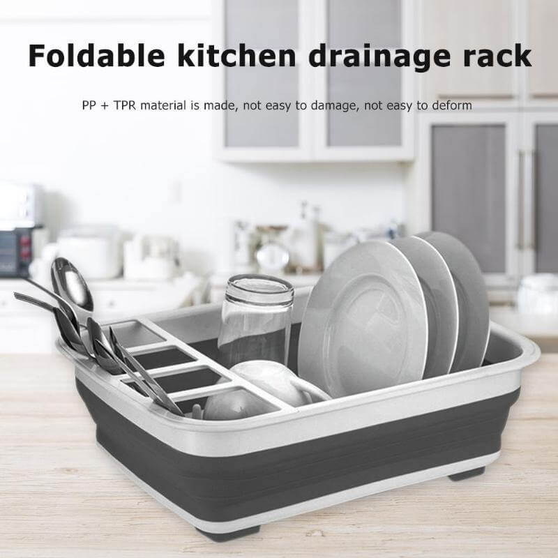 Foldable Easy Dish Drying Rack - MaviGadget