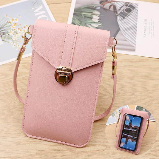 Transparent Women Wallet Shoulder Phone  Case - MaviGadget