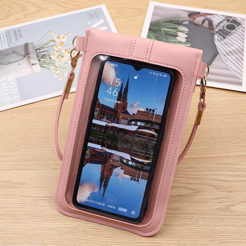 Transparent Women Wallet Shoulder Phone  Case - MaviGadget