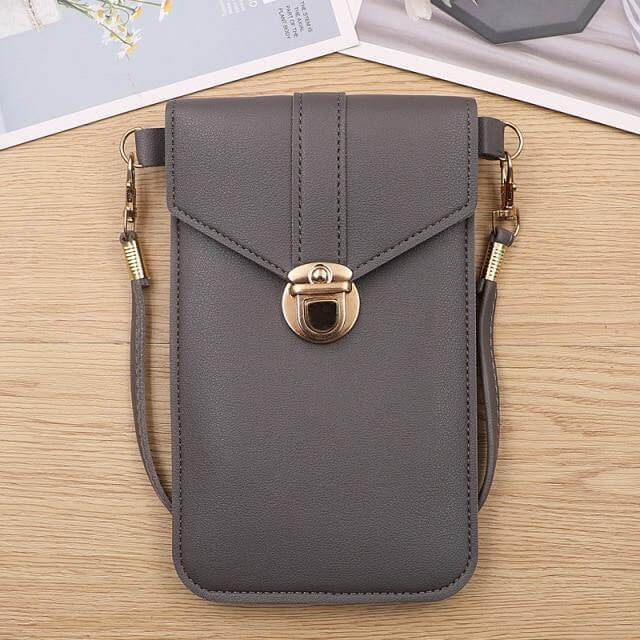 Transparent Women Wallet Shoulder Phone  Case - MaviGadget