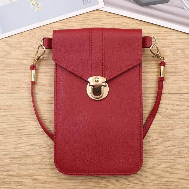 Transparent Women Wallet Shoulder Phone  Case - MaviGadget
