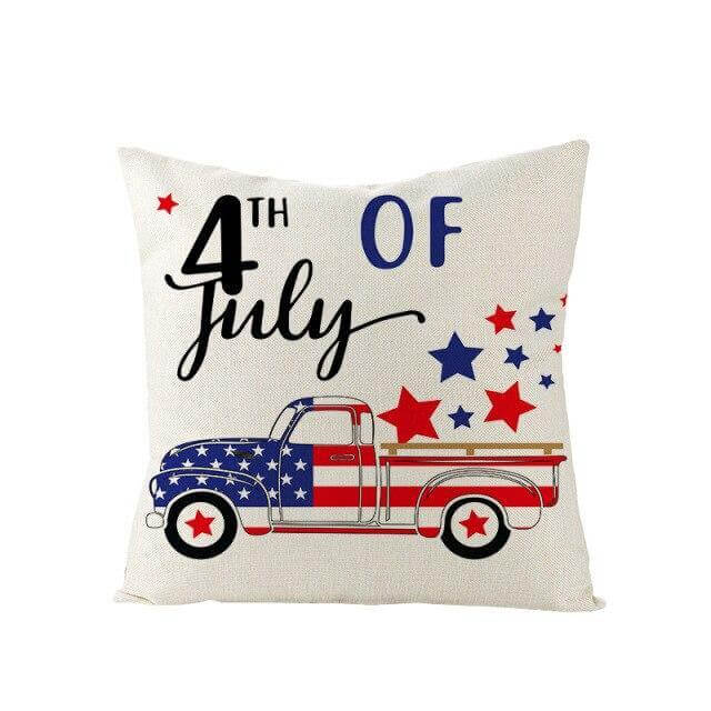 USA Independence Day Cushion Cover - MaviGadget