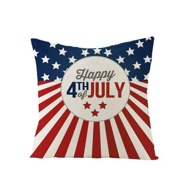 USA Independence Day Cushion Cover - MaviGadget