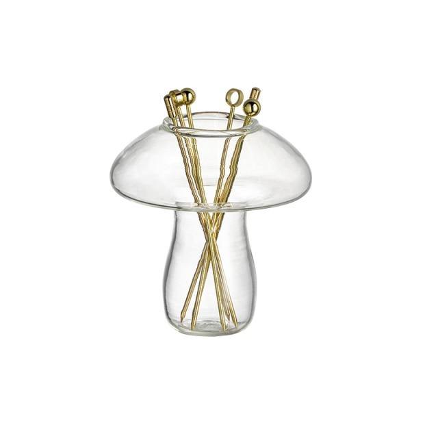 Elegant Stainless Steel Fruit Fork Jar - MaviGadget