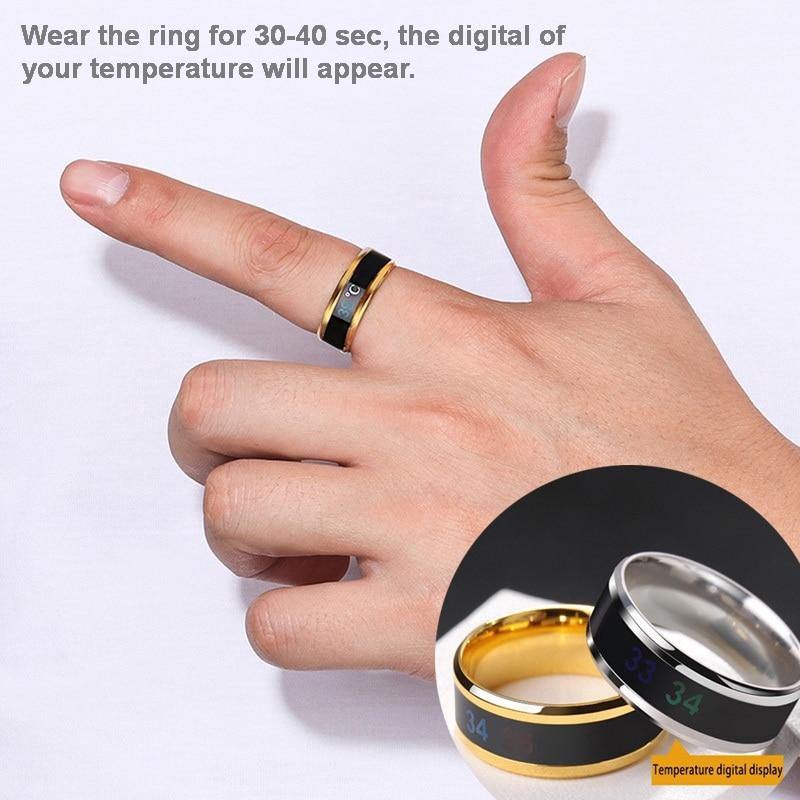 Smart Sensor Body Temperature Ring - MaviGadget