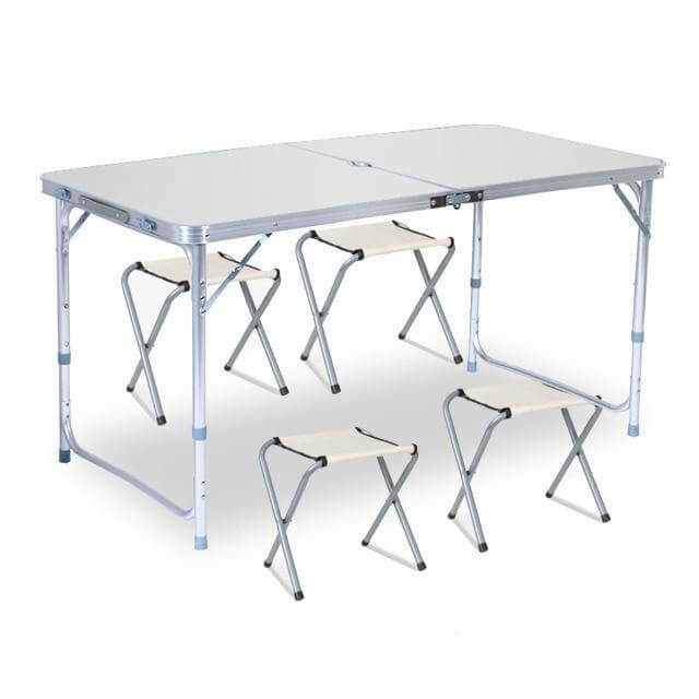 Outdoor Waterproof Adjustable Foldable Picnic Table Set - MaviGadget