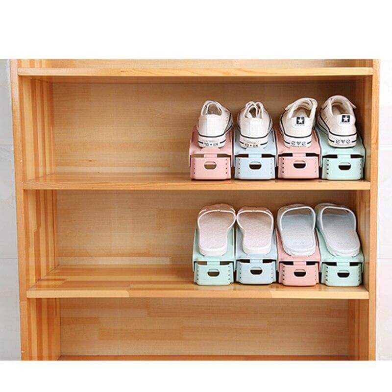 5PCS Adjustable Space Saving Shoe Organizer - MaviGadget