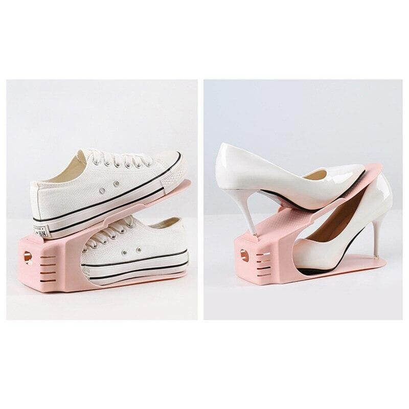 5PCS Adjustable Space Saving Shoe Organizer - MaviGadget