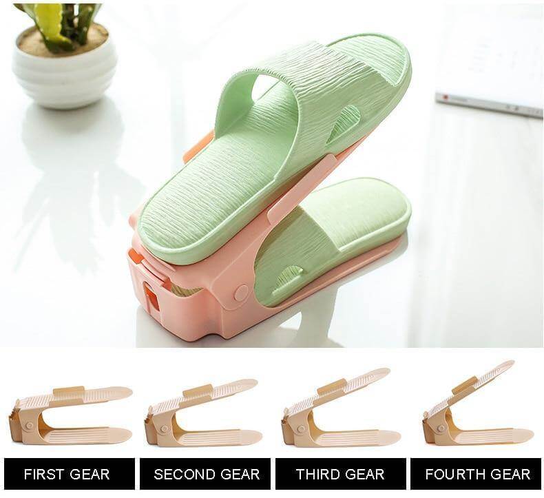 5PCS Adjustable Space Saving Shoe Organizer - MaviGadget