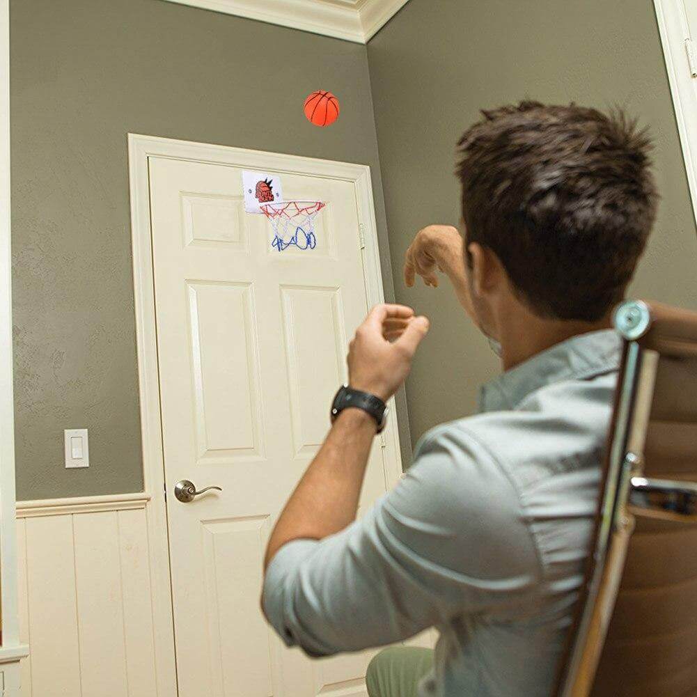 Wall-Mounted Mini Basketball Hoop Toy Set - MaviGadget