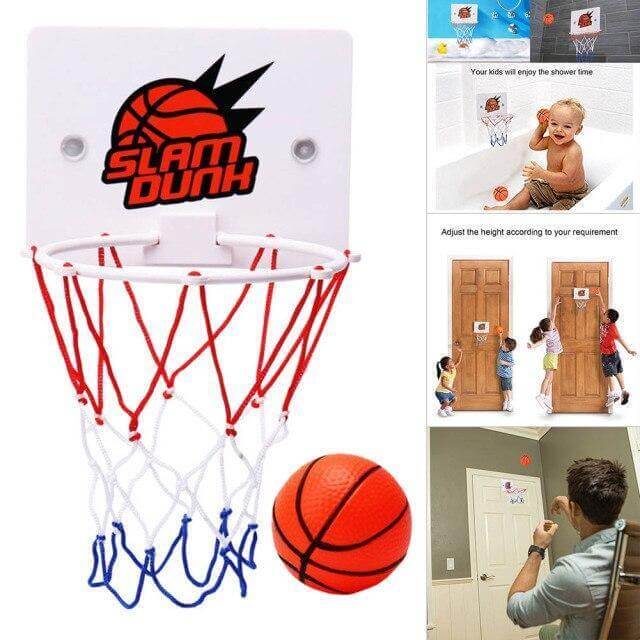 Wall-Mounted Mini Basketball Hoop Toy Set - MaviGadget