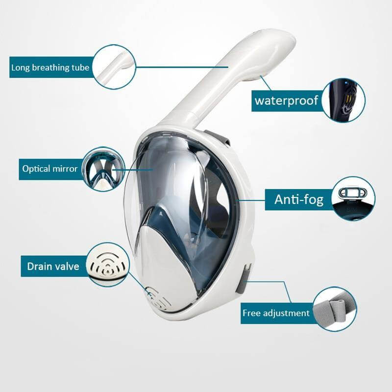 Anti Fog Full Face Diving Mask - MaviGadget