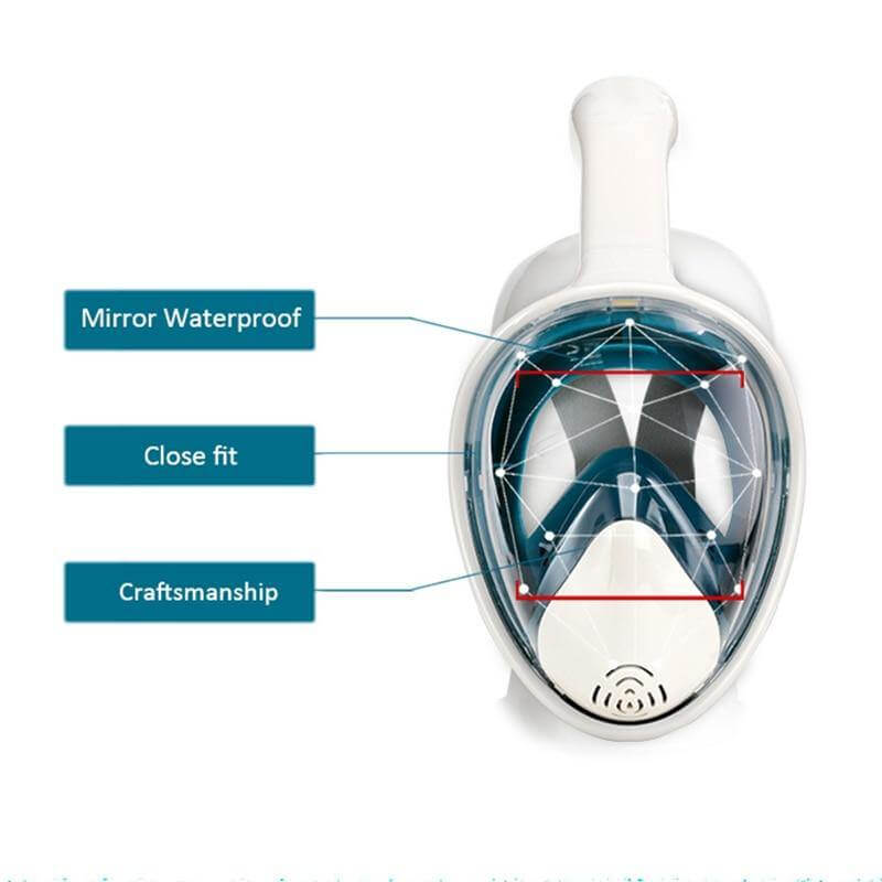 Anti Fog Full Face Diving Mask - MaviGadget