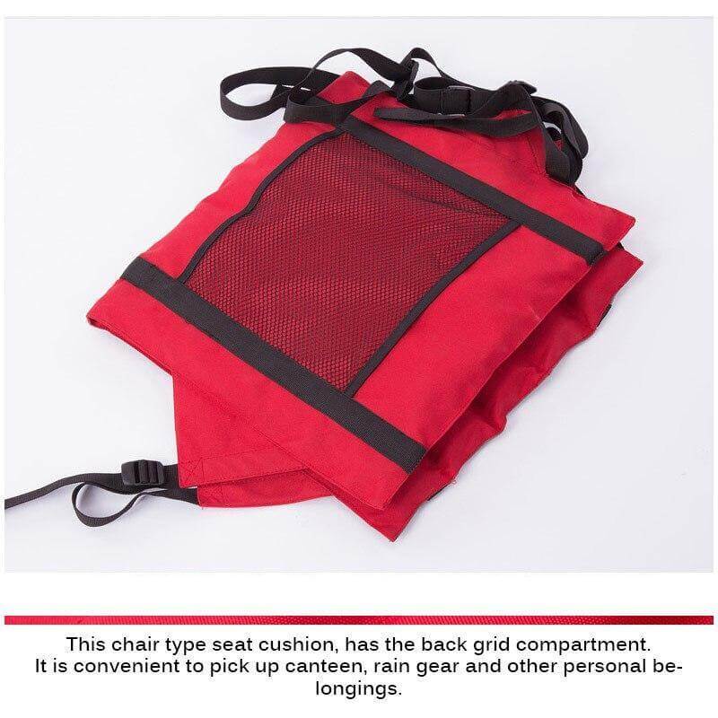Non-Slip Foldable Seat Pad With Backrest - MaviGadget
