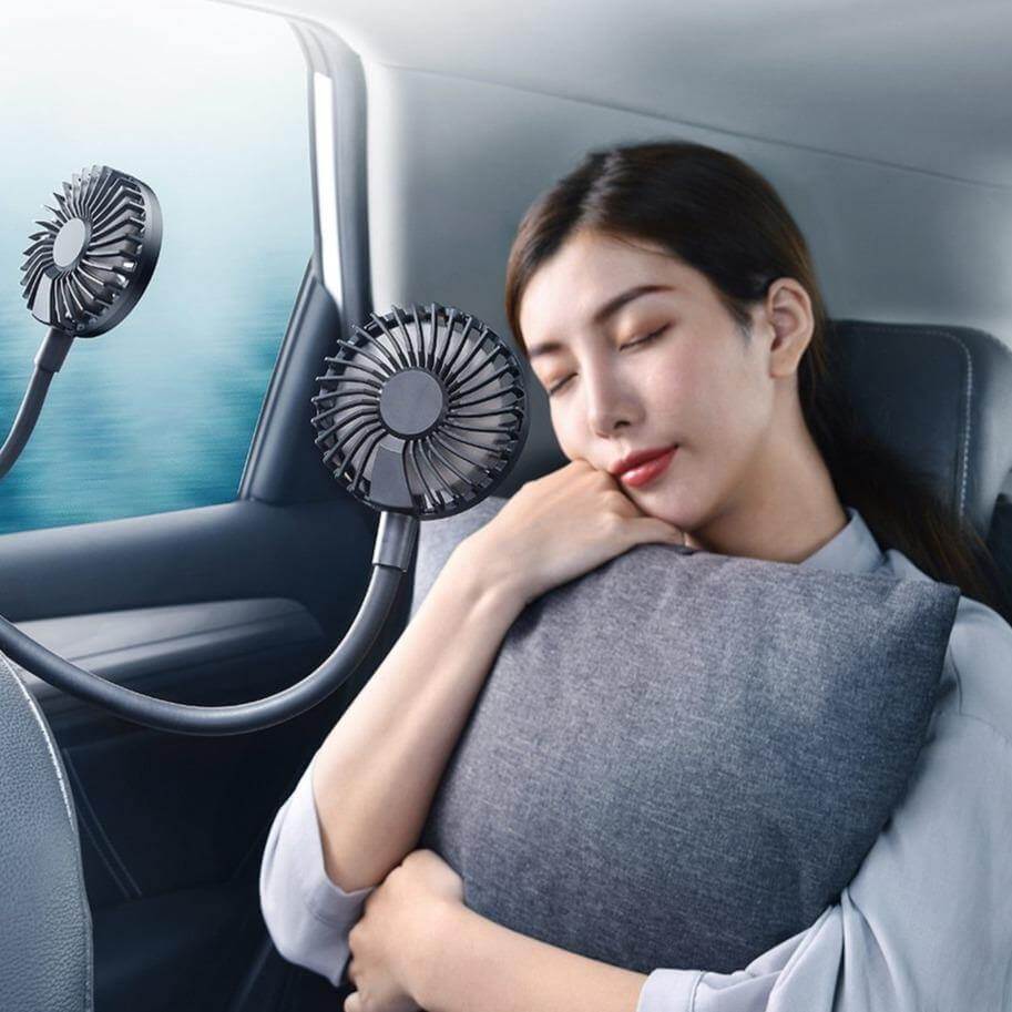 360 Degree Rotating Double Car Cooling Fan - MaviGadget