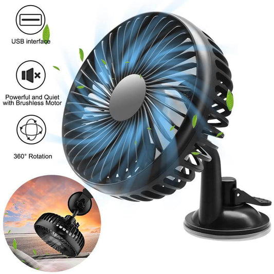Adjustable Wind Cooling Car Fan - MaviGadget