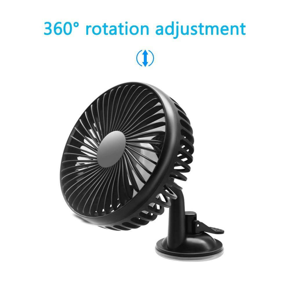 Adjustable Wind Cooling Car Fan - MaviGadget