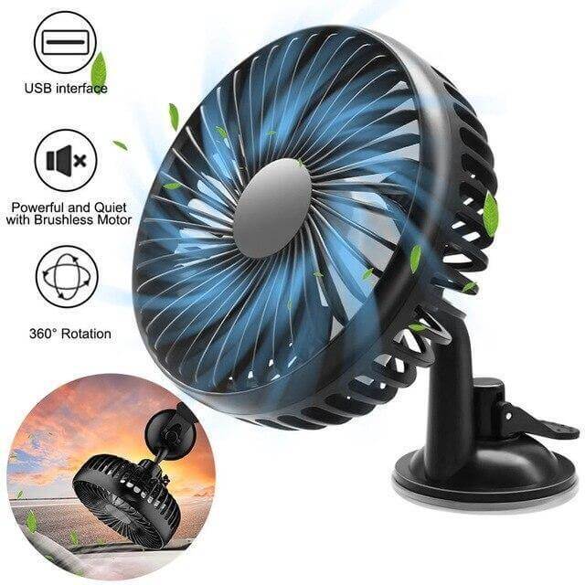 Adjustable Wind Cooling Car Fan - MaviGadget