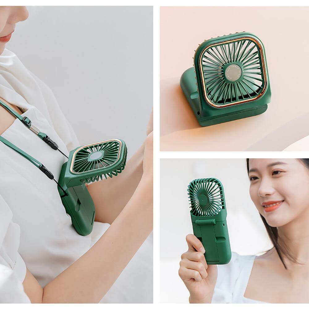 Multi-function Power Bank Neck Fan - MaviGadget