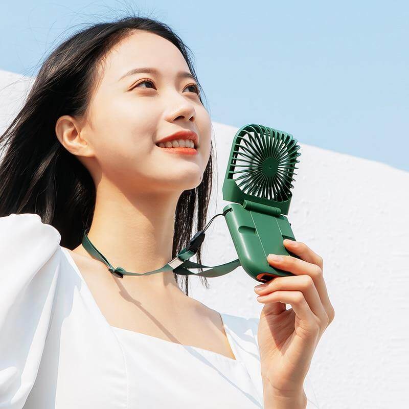 Multi-function Power Bank Neck Fan - MaviGadget