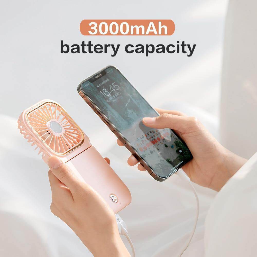 Multi-function Power Bank Neck Fan - MaviGadget