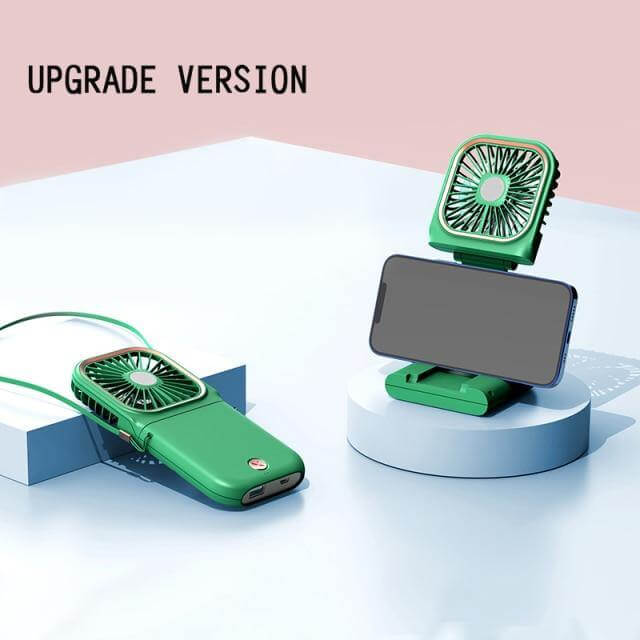 Multi-function Power Bank Neck Fan - MaviGadget