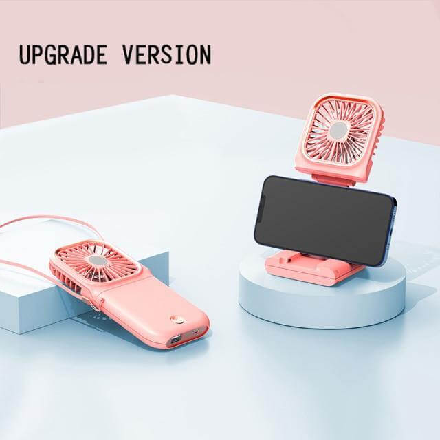Multi-function Power Bank Neck Fan - MaviGadget