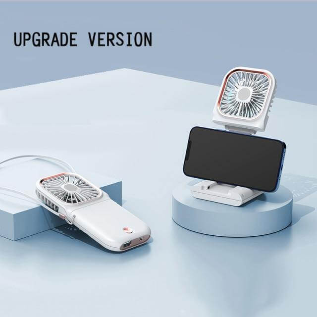 Multi-function Power Bank Neck Fan - MaviGadget