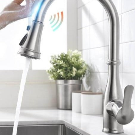 Smart Assistive Touch Control Kitchen Faucet - MaviGadget