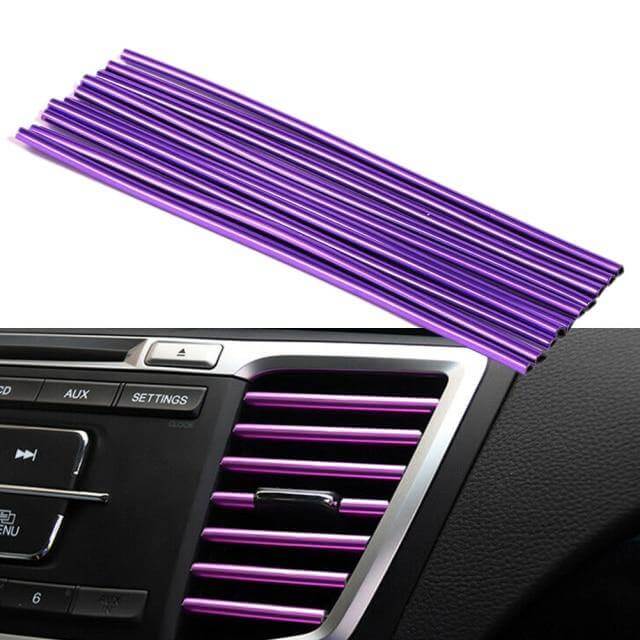 10PCS DIY Car Air Outlet Decorative Strip - MaviGadget
