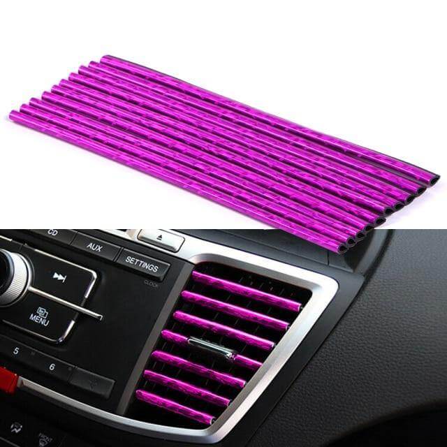 10PCS DIY Car Air Outlet Decorative Strip - MaviGadget