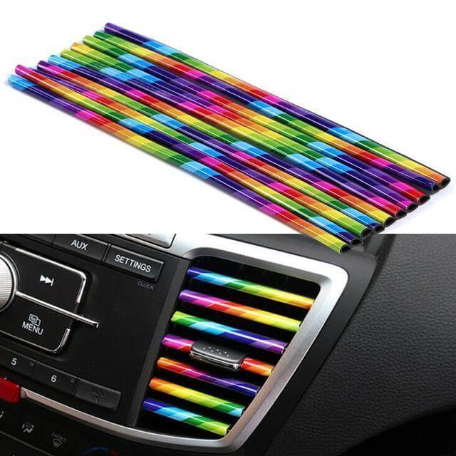 10PCS DIY Car Air Outlet Decorative Strip - MaviGadget