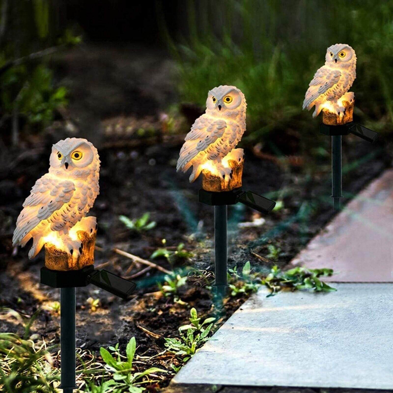 Creative Owl Garden Solar Night Lamp - MaviGadget