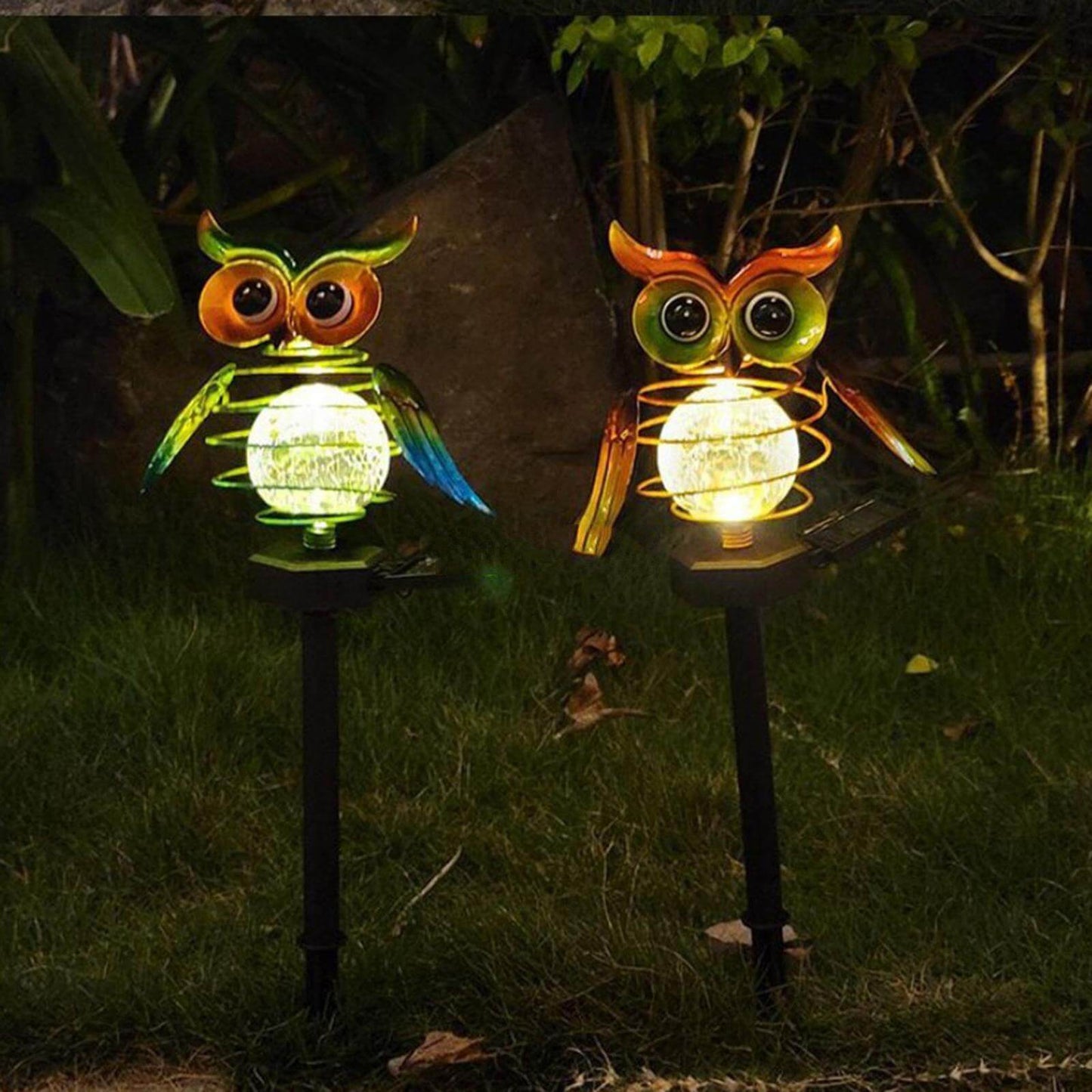 Creative Owl Garden Solar Night Lamp - MaviGadget